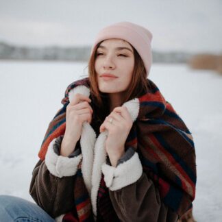 Плед вовняний Karpaty